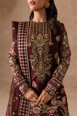 Cherie By Imran Ramzan Unstitched 3 Piece Luxury Formals Suit-Ruby Dream