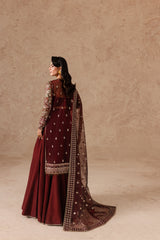 Cherie By Imran Ramzan Unstitched 3 Piece Luxury Formals Suit-Ruby Dream