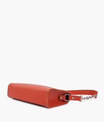 RTW Creation - Rust evening bag with chain handle