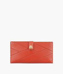 RTW Creation - Rust quilted two-fold wallet