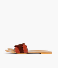 RTW Creation - Rust suede flats