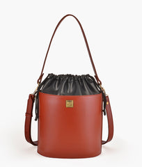 RTW Creation - Rust top-handle bucket bag