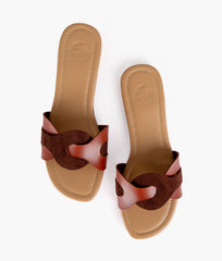 RTW Creation - Rust suede flats