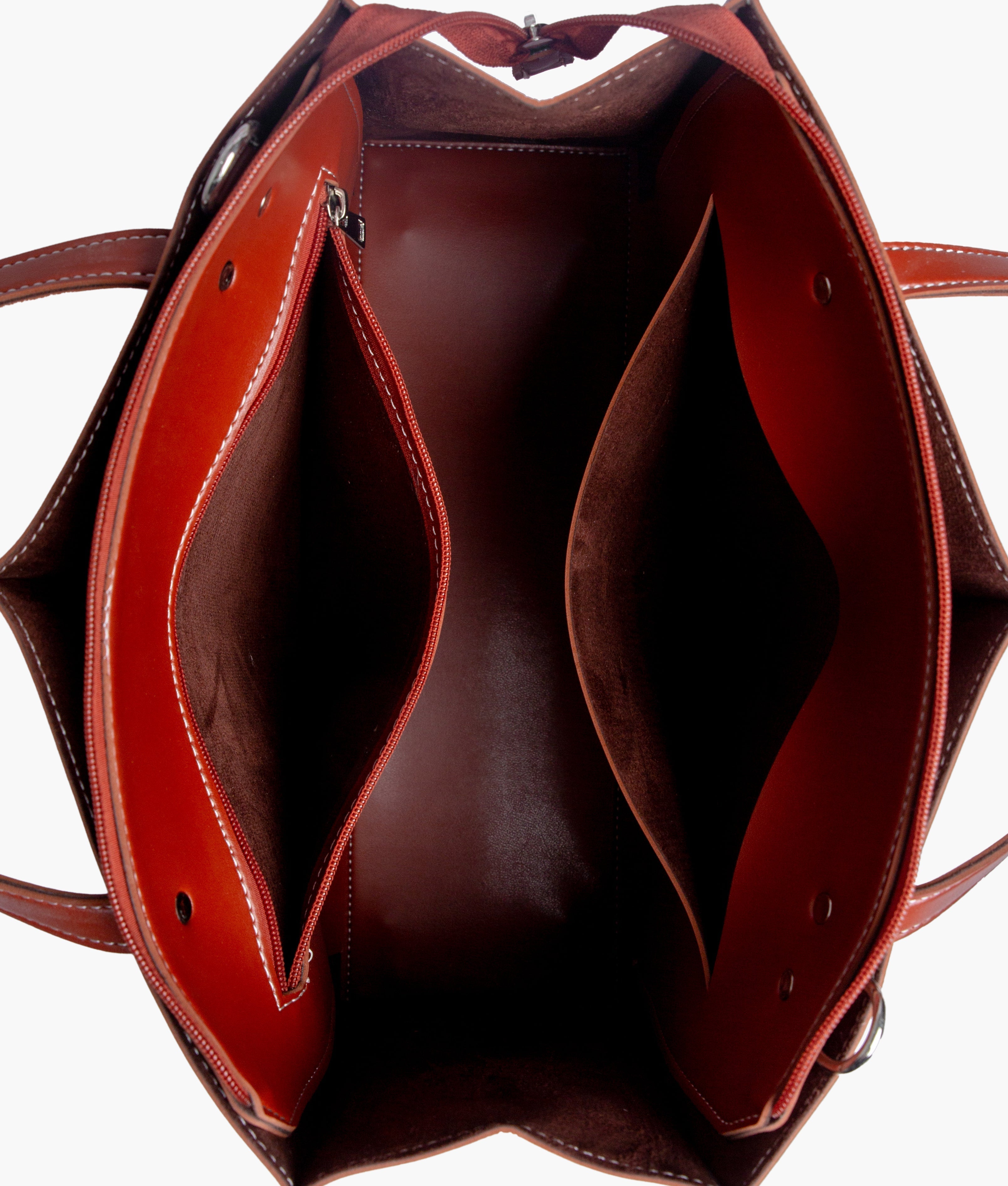 RTW Creation - Rust work tote bag