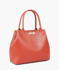 RTW Creation - Rust zipper tote bag