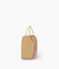 RTW Creation - Sandy metallic handle shoulder bag