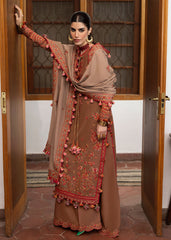 Hussain Rehar Unstitched 3 Piece Karandi A/W Suit-Shay