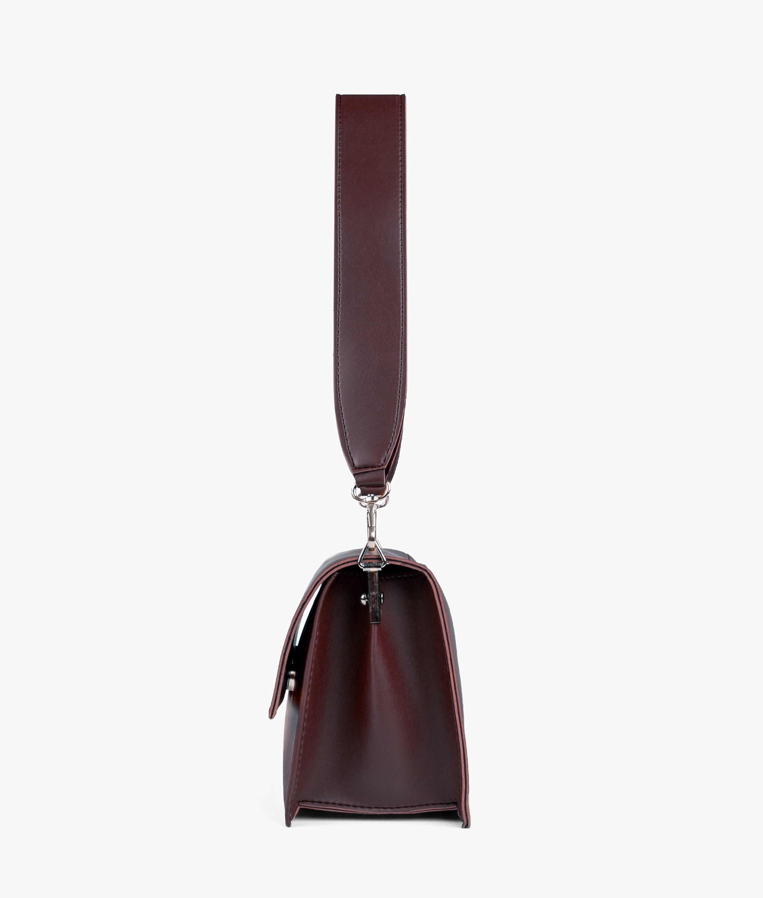 RTW Creation - Burgundy mini cross-body bag