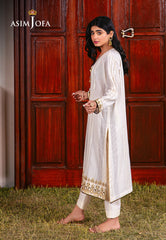 Asim Jofa Outfit Of The Day Ajod-16 Embroidered Lurex Khantha Striper 2 Pcs