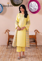 Asim Jofa Designers Limited EditionAjodd-23-Xs Embroidered Indian Raw Silk 3 Pcs