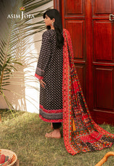 Asim Jofa Outfit Of The Day Ajod-24 Embroidered Swiss Lawn 3 Pcs