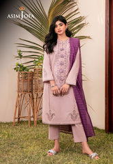 Asim Jofa Outfit Of The Day Ajod-29 Embroidered Cambric 3 Pcs