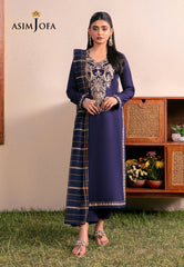 Asim Jofa Designers Limited EditionAjodd-33-Xs Embroidered Cambric 3 Pcs