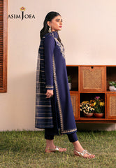 Asim Jofa Designers Limited EditionAjodd-33-Xs Embroidered Cambric 3 Pcs