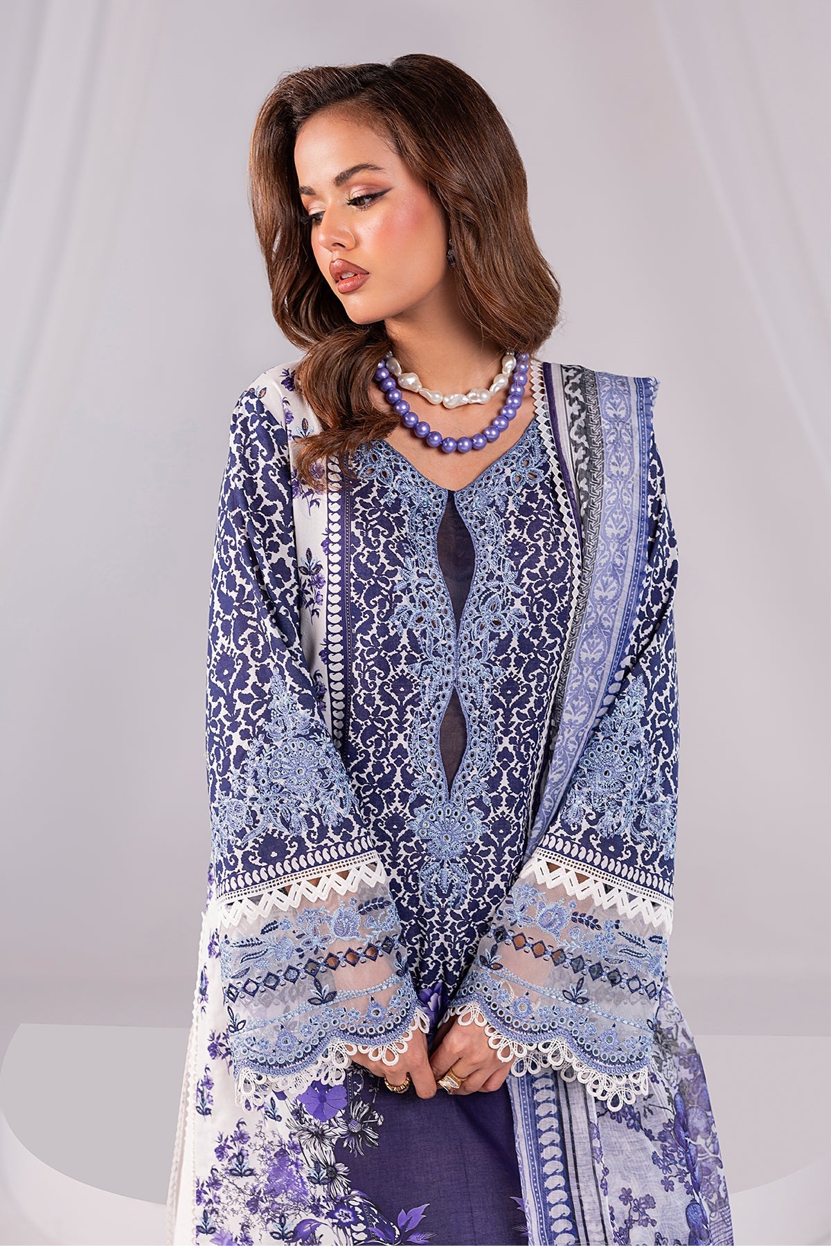 Noor By Imrozia Serene Stitched 3 Piece Summer Collection'2025-SP-57 ABEER