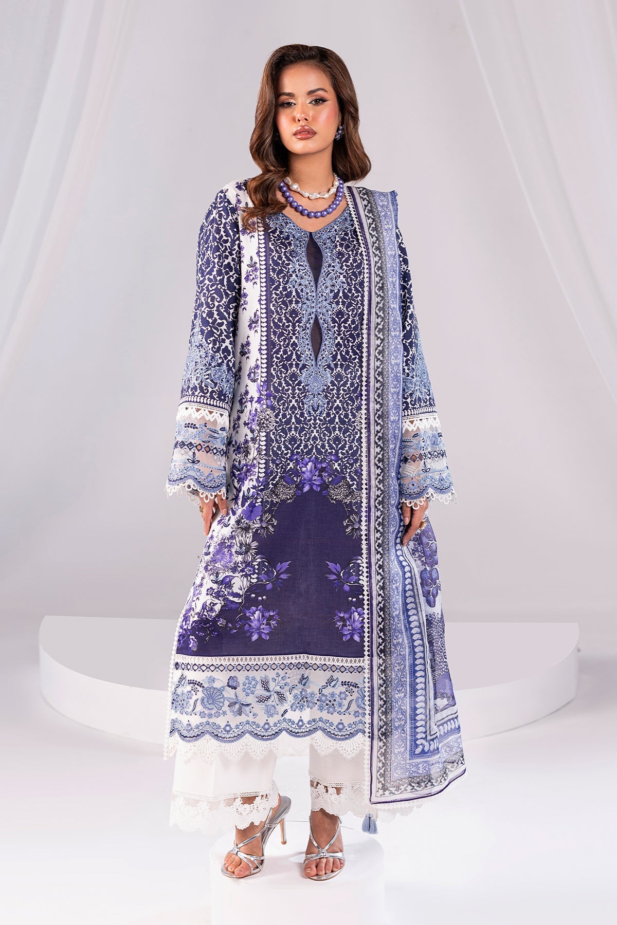 Noor By Imrozia Serene Stitched 3 Piece Summer Collection'2025-SP-57 ABEER
