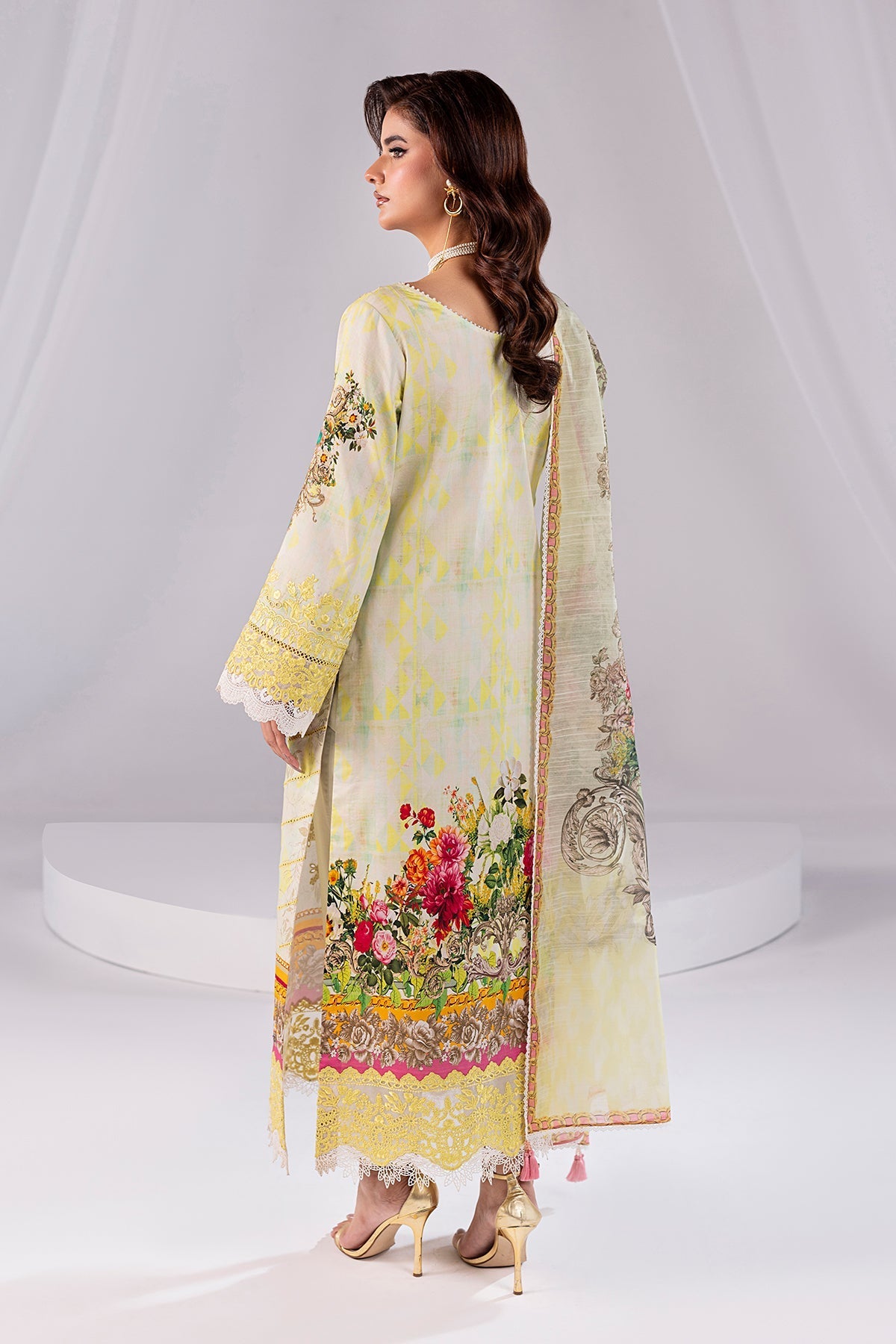 Noor By Imrozia Serene Stitched 3 Piece Summer Collection'2025-SP-64 HOORIYA
