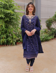 Rangeen Stitched 3 Piece Formals-Jahanara x Srha Asgr