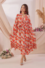 Stylish Georgette Printed Dresses for Women â€“ lightweight, breathable & perfect for parties or casual wear.