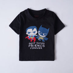 Kjunction Boys Half Sleeves-Printed T-Shirt (Super)