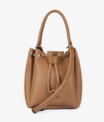 RTW Creation - Tan drawstring bucket bag