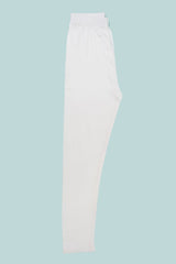 Ochre Clothing Girls Jersey Tights Collection'2025-Off White Girls Tights