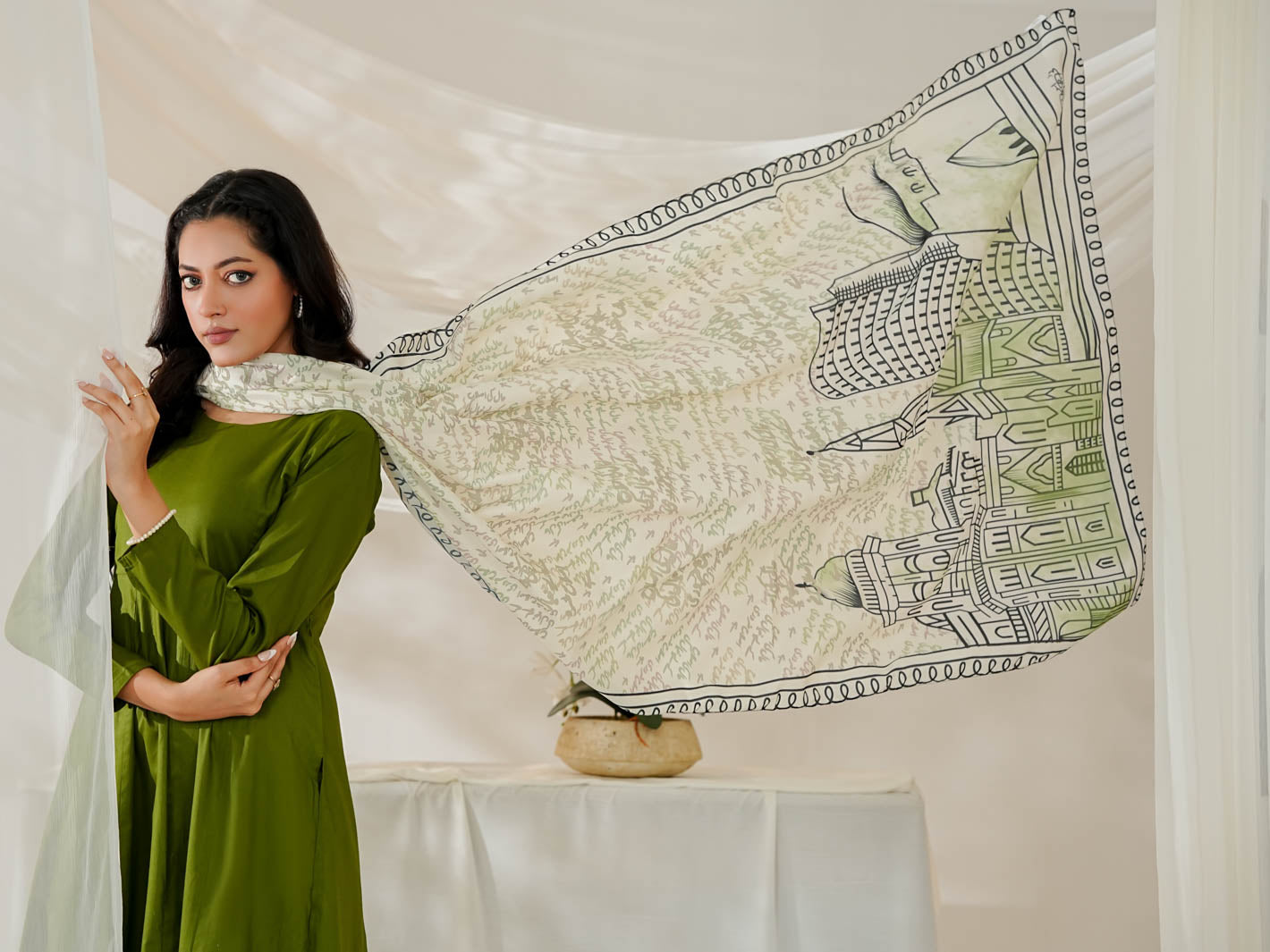 Tng By Md Odhni Collection-Rounaq E Pakistan Odhni