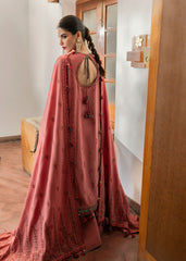 Hussain Rehar Unstitched 3 Piece Karandi A/W Suit-Tulle