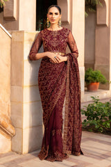 Sahiba By Zarif Unstitched 3 Piece Formals Suit-SBA-01-ELIF