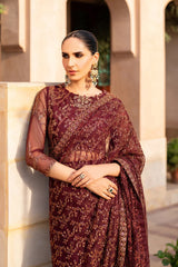 Sahiba By Zarif Unstitched 3 Piece Formals Suit-SBA-01-ELIF