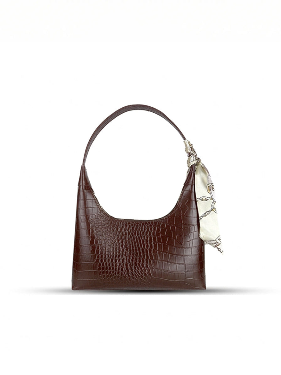 Paris Choco women's shoulder bag in choco by Bag X