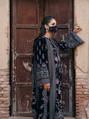 Siara By Flossie Unstitched 3 Piece Formals Velvet Collection'2025-V-104 - A