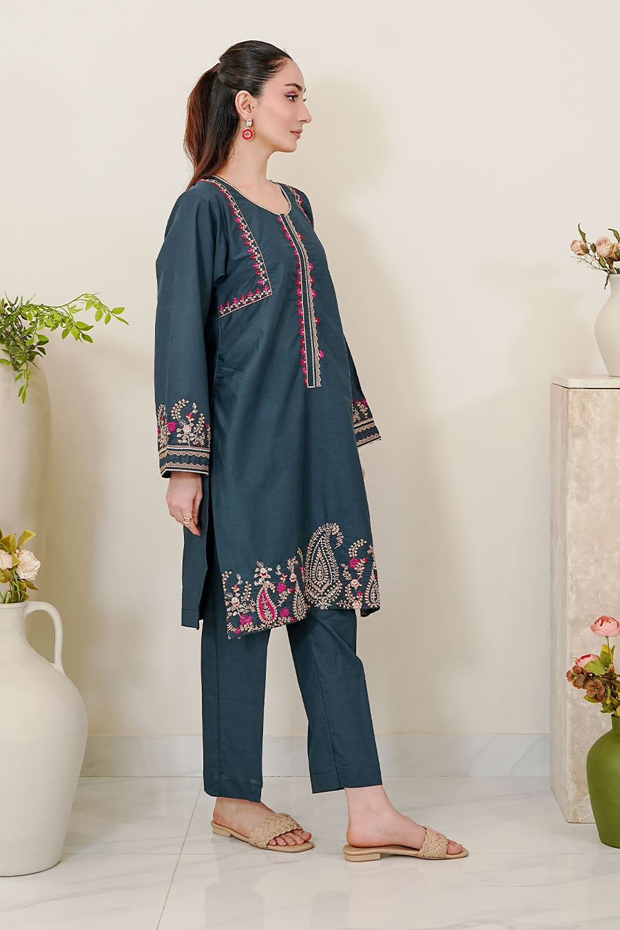 Waniya Stitched 2 Piece Lawn Collection'2025-AMAL