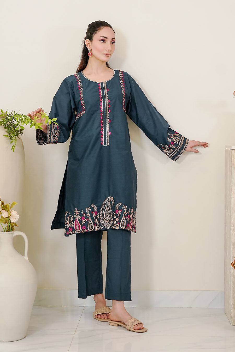Waniya Stitched 2 Piece Lawn Collection'2025-AMAL