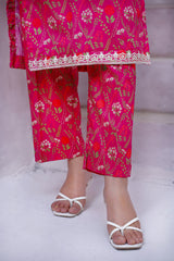 Waniya Stitched 3 Piece Digital Printed & Emb Lawn Collection'2025-Celia