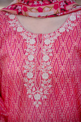 Waniya Stitched 3 Piece Digital Printed & Emb Lawn Collection'2025-EMILIA
