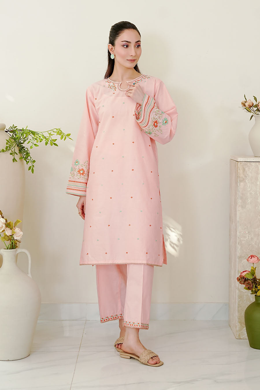 Waniya Stitched 2 Piece Lawn Collection'2025-AMIRA