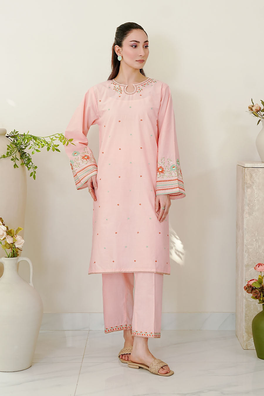 Waniya Stitched 2 Piece Lawn Collection'2025-AMIRA
