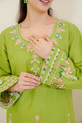 Waniya Stitched 2 Piece Lawn Collection'2025-ALEENA