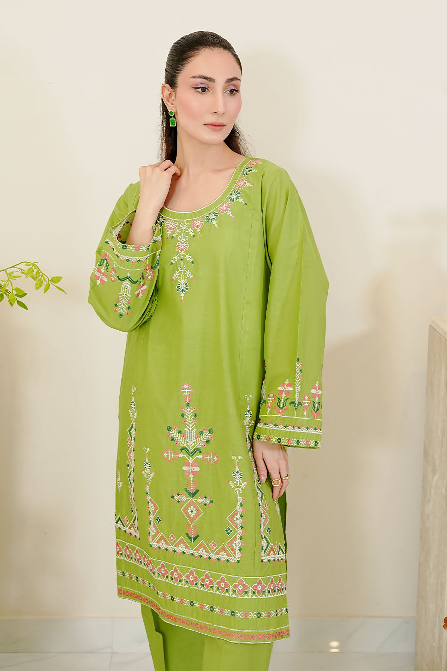 Waniya Stitched 2 Piece Lawn Collection'2025-ALEENA