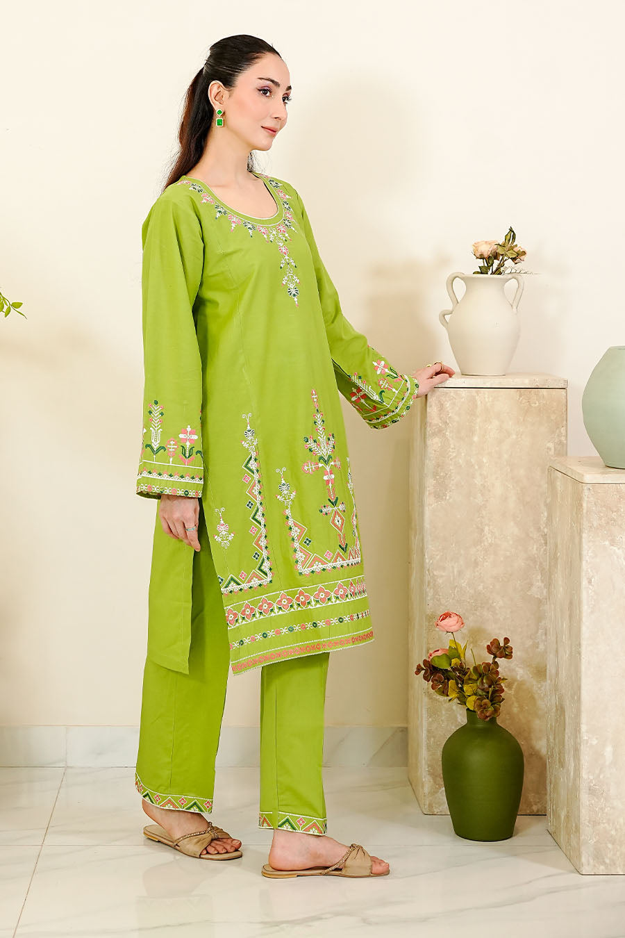 Waniya Stitched 2 Piece Lawn Collection'2025-ALEENA