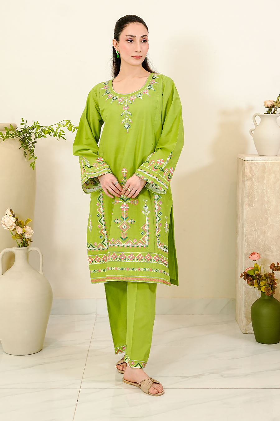 Waniya Stitched 2 Piece Lawn Collection'2025-ALEENA