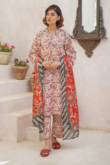 Waniya Stitched 3 Piece Digital Printed Lawn Summer Collection'2025-Iris