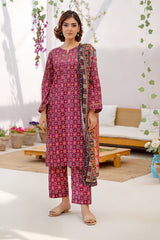 Waniya Stitched 3 Piece Digital Printed Lawn Summer Collection'2025-Zoe