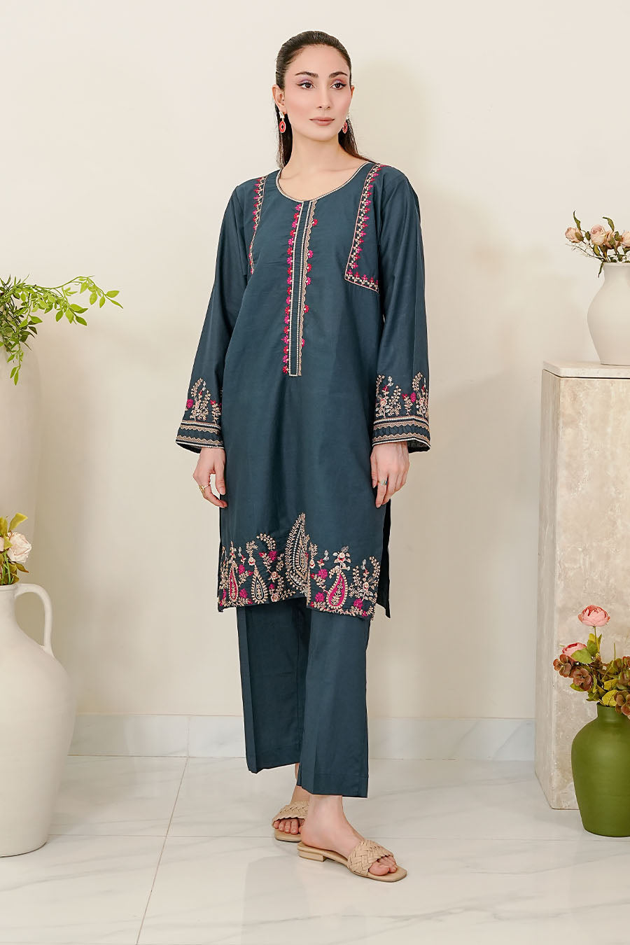 Waniya Stitched 2 Piece Lawn Collection'2025-AMAL