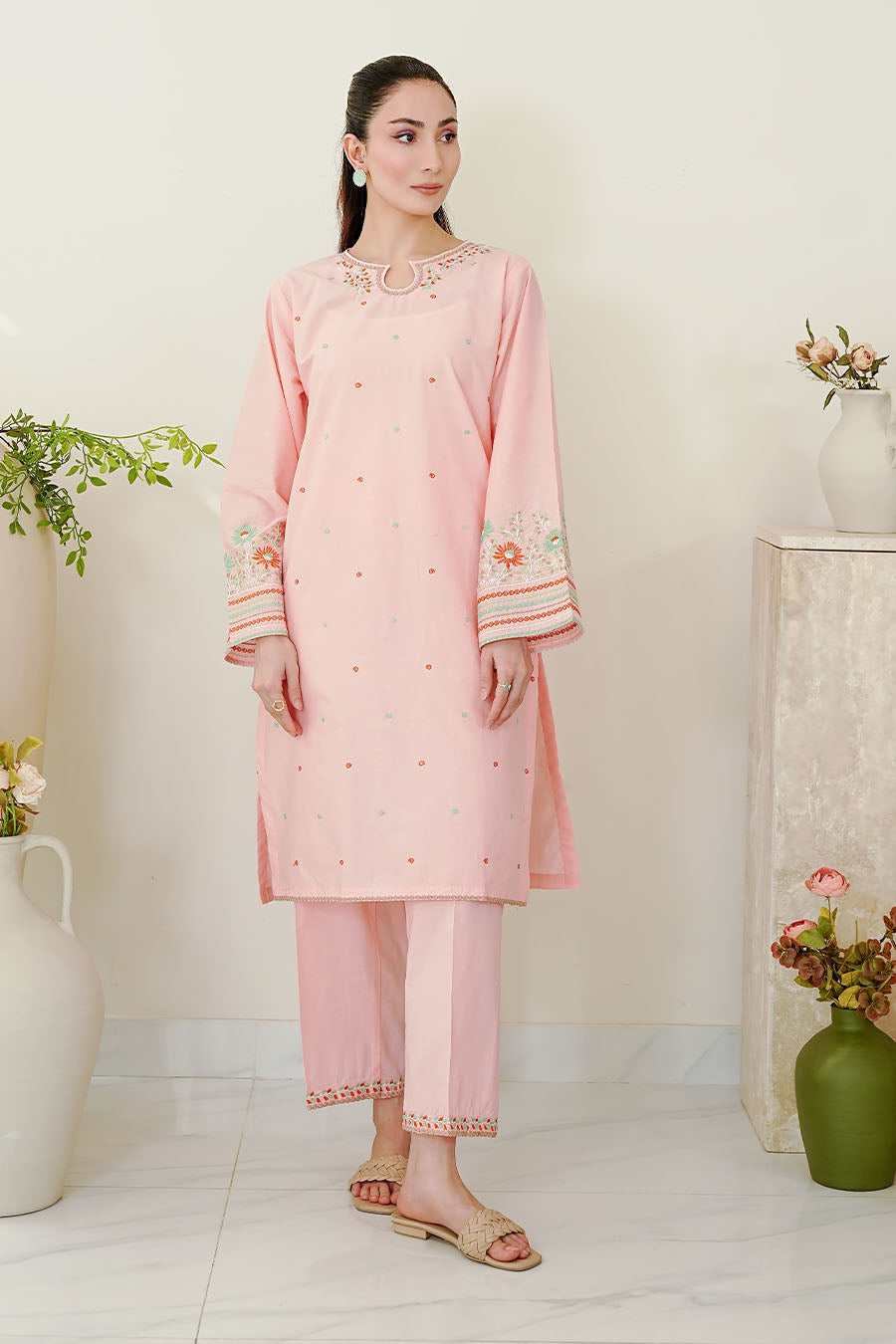 Waniya Stitched 2 Piece Lawn Collection'2025-AMIRA