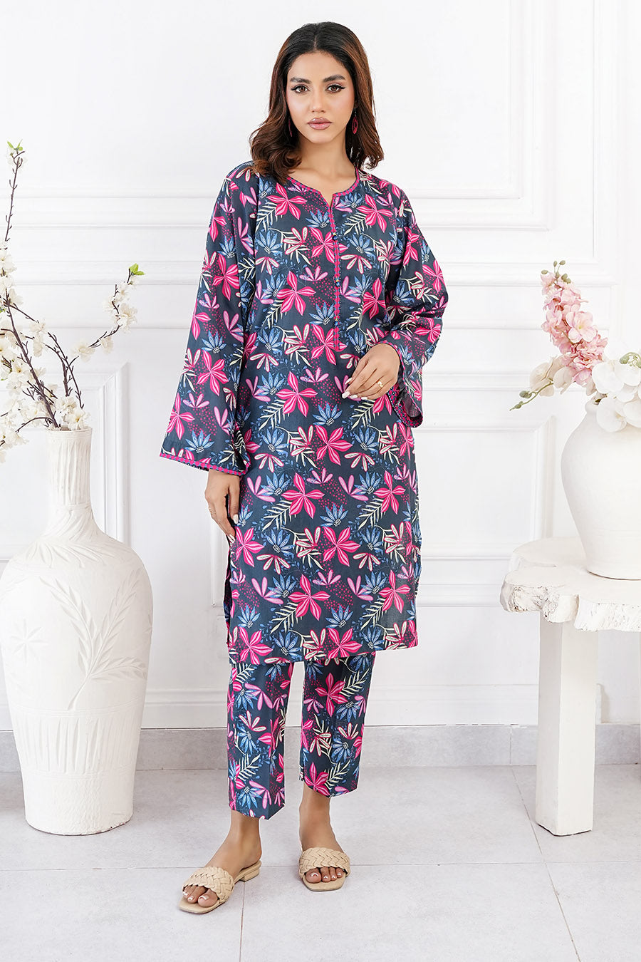 Waniya Stitched 2 Piece Digital Printed Lawn Collection'2025-NYLA