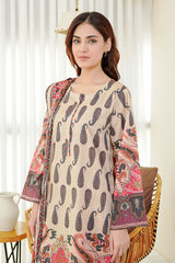 Waniya Stitched 3 Piece Digital Printed Lawn Collection'2025-MARIA