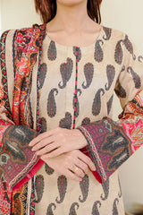 Waniya Stitched 3 Piece Digital Printed Lawn Collection'2025-MARIA