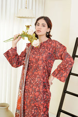 Waniya Stitched 3 Piece Digital Printed Lawn Collection'2025-NATALIA
